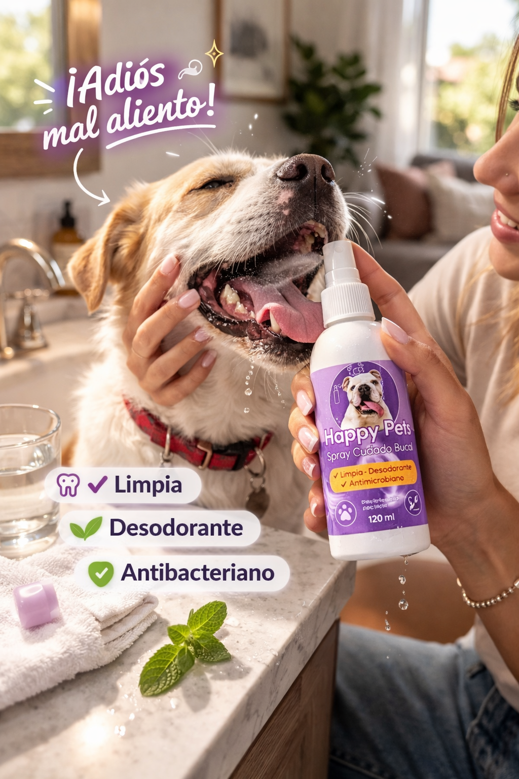 FreshPaws™ | SPRAY CUIDADO BUCAL MASCOSTAS